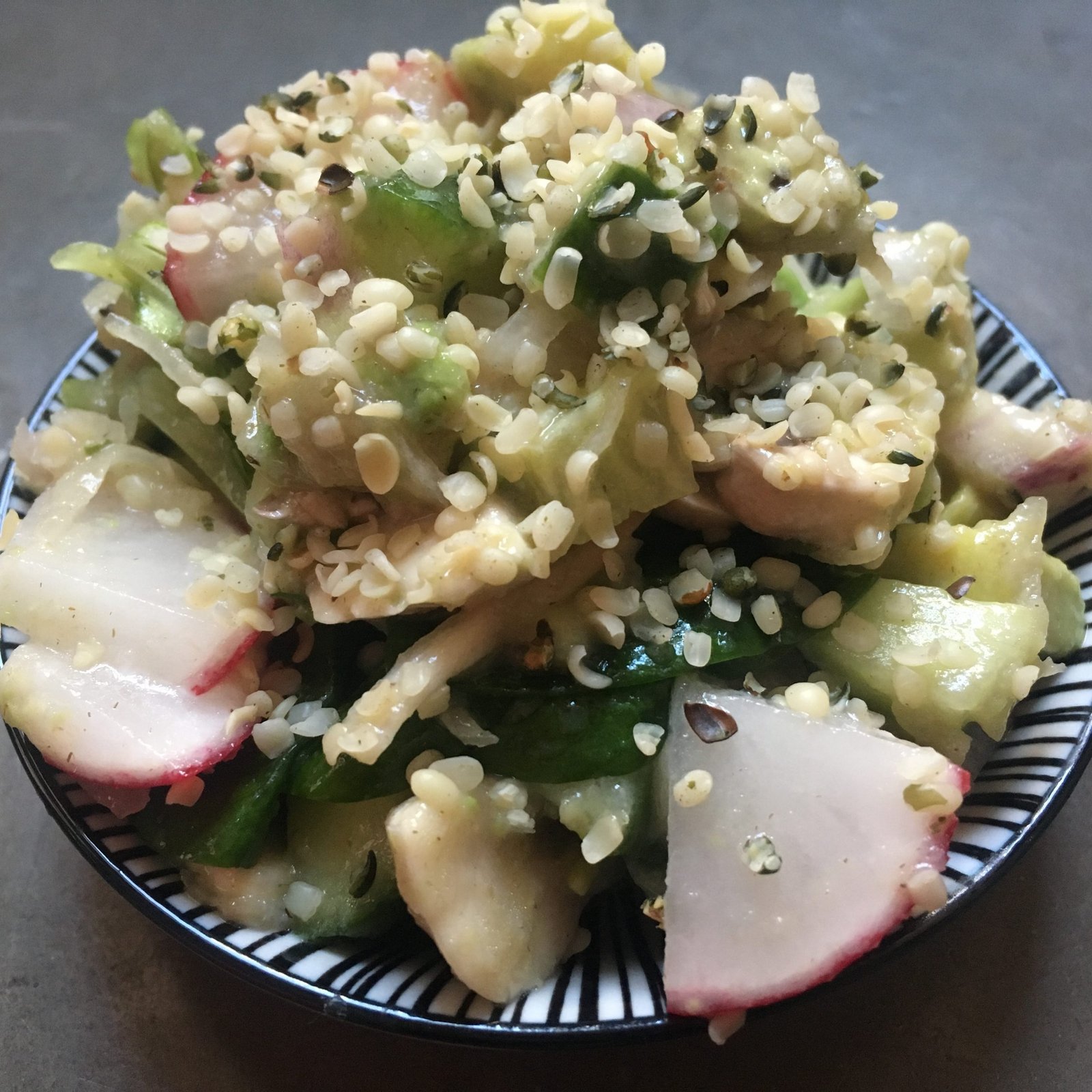 Ackersalat Radieschen Champignon Gurken Salat - Rinetta Klinger